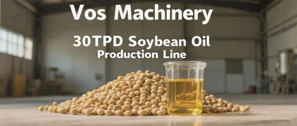 Energy-efficient 30TPD soybean oil line for edible oil production
