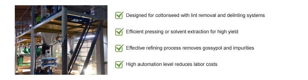 High-efficiency cottonseed oil extractor designed by Voson Machinery