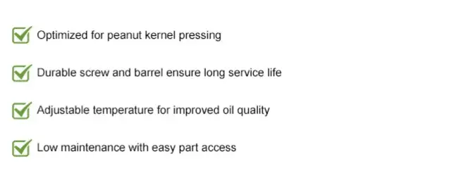 Advantages of Vos peanut oil expeller