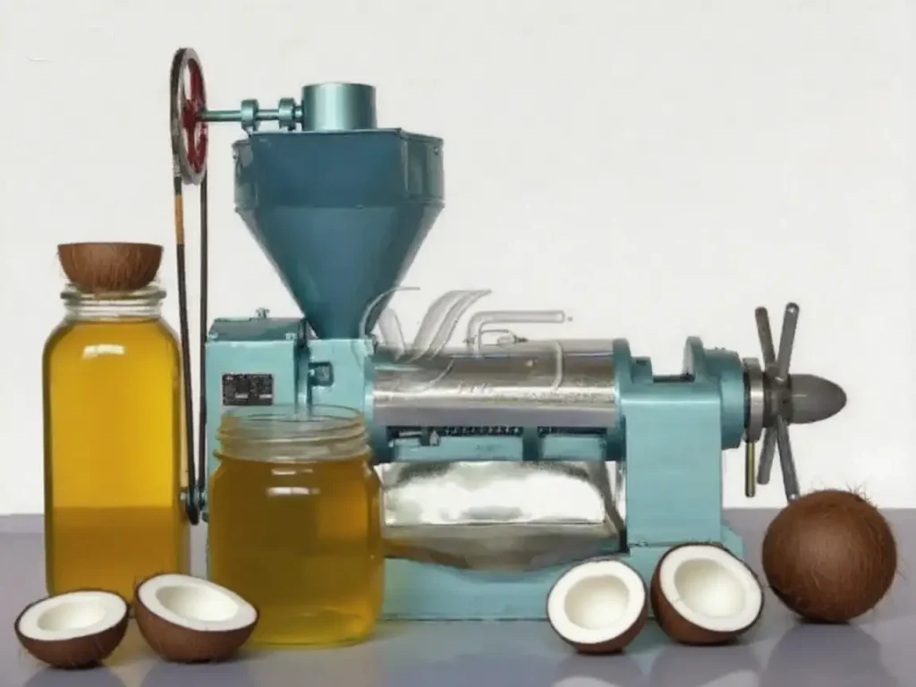 Coconut oil press machine for fresh and dried coconut