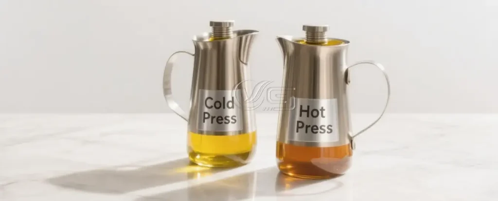 utrient comparison between cold-pressed and hot-pressed edible oil