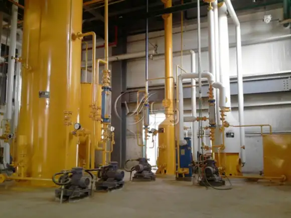 Industrial oilseed solvent extraction production line
