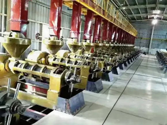 Complete oil production plant by Vos